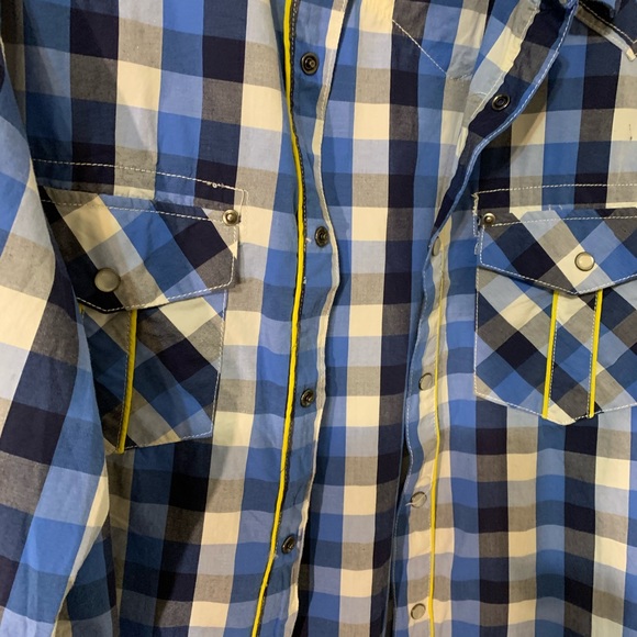 Syn Jeans Men’s Snap Front Shirt - Picture 6 of 16